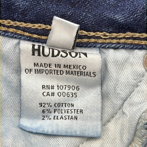 Hudson Jeans Collin Flap Skinny Ankle Size 30 Backflap Pockets - Picture 9 of 16